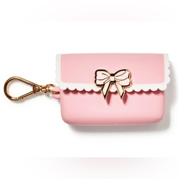 🆕🪷 BATH & BODY WORKS SCALLOP BOW SNAPCASE POCKETBAC HOLDER. BRAND NEW! - Picture 3 of 7